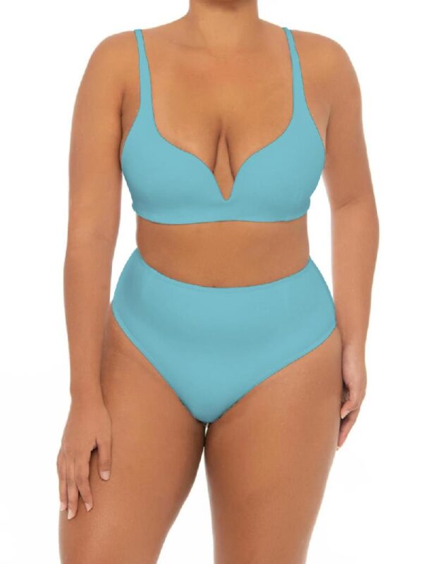 Blue Plus Stretchy Classic Sexy Bikini