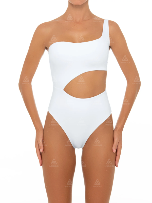 OPS01 One-Strap Waist Cutout One-Piece Bikini 01