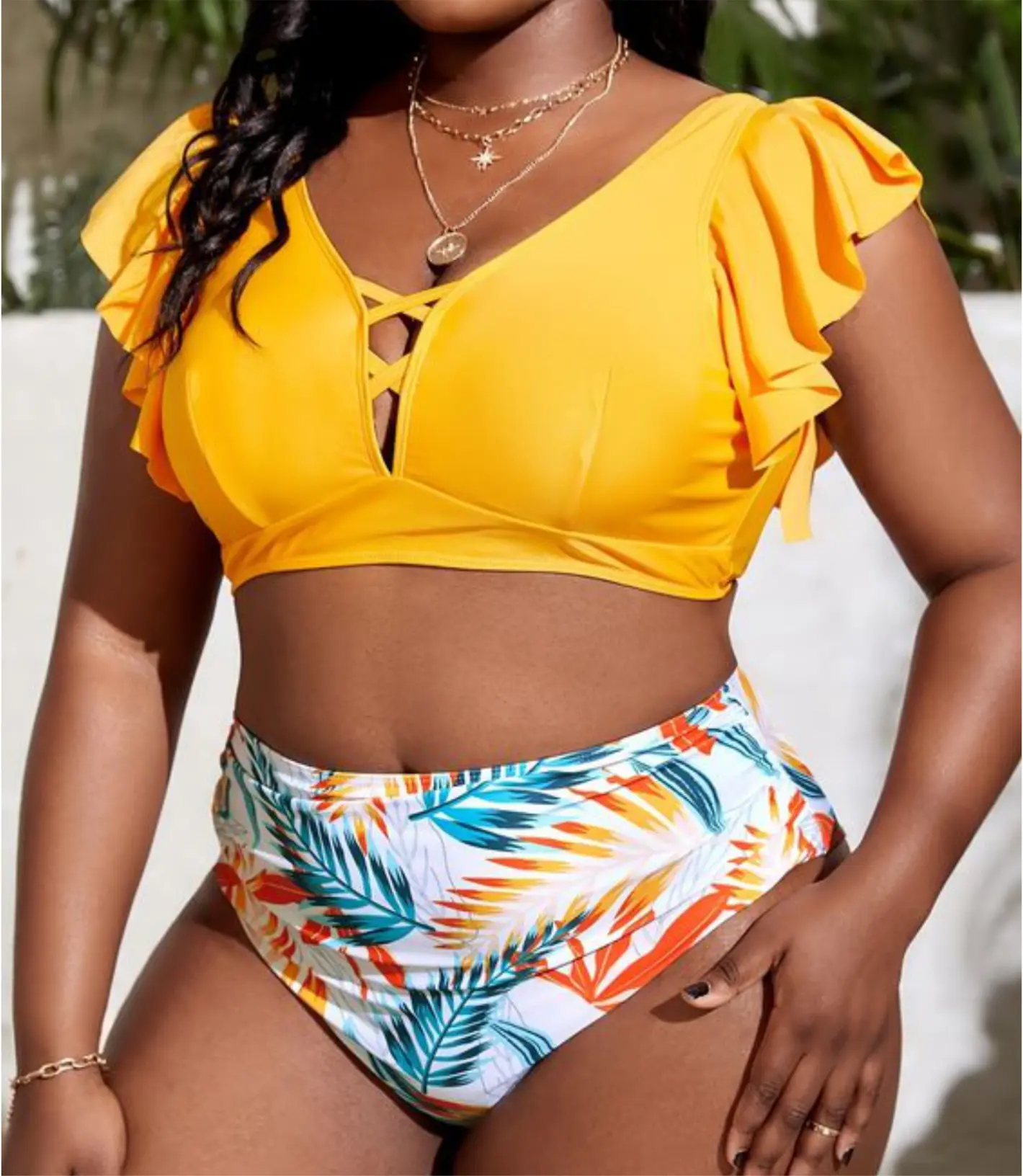 Plus Size Swimwear design 04