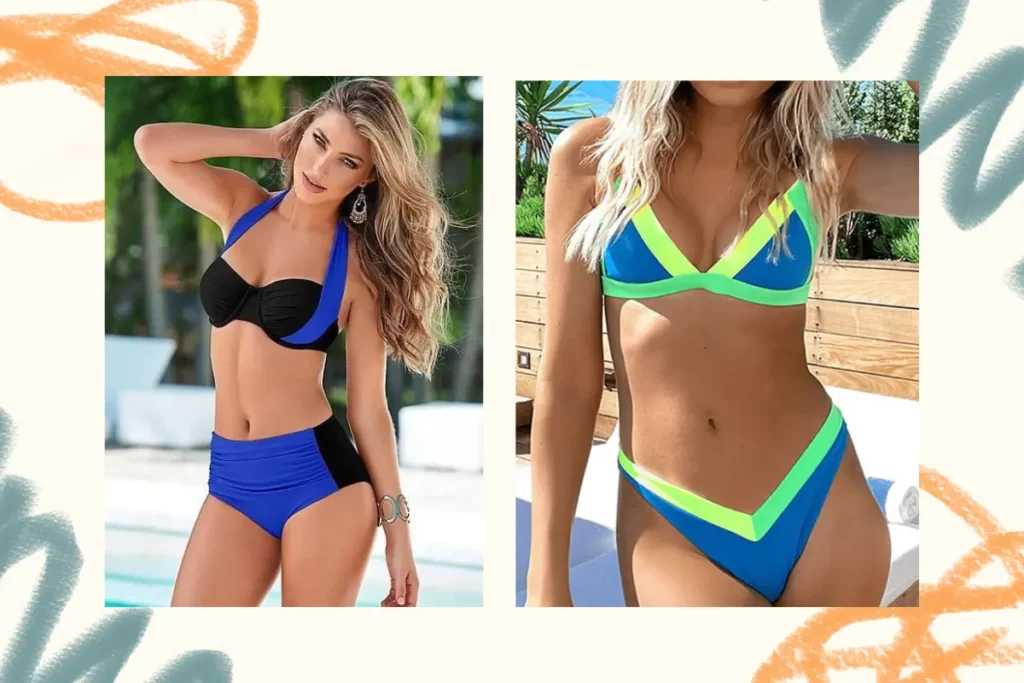 Normal and High Contrast Swimwear