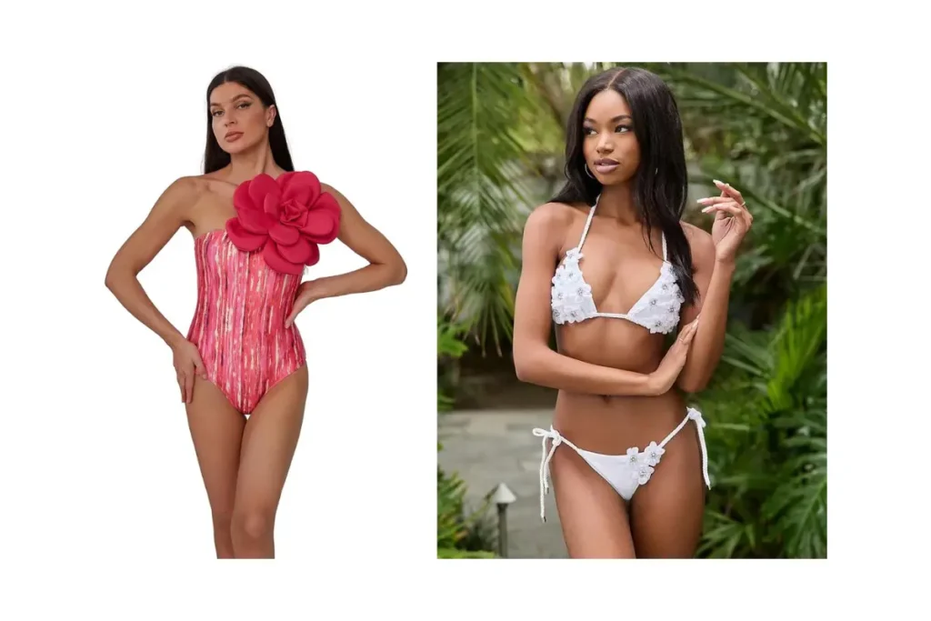 3D Embellished Designs bridal swimwear