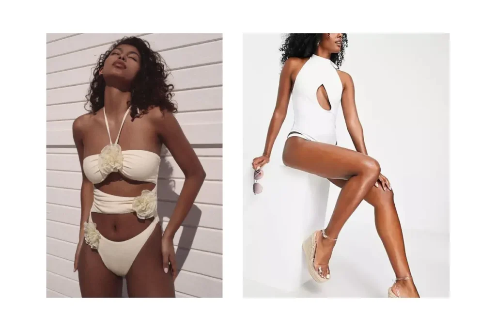 Cutout Designs bridal swimwear