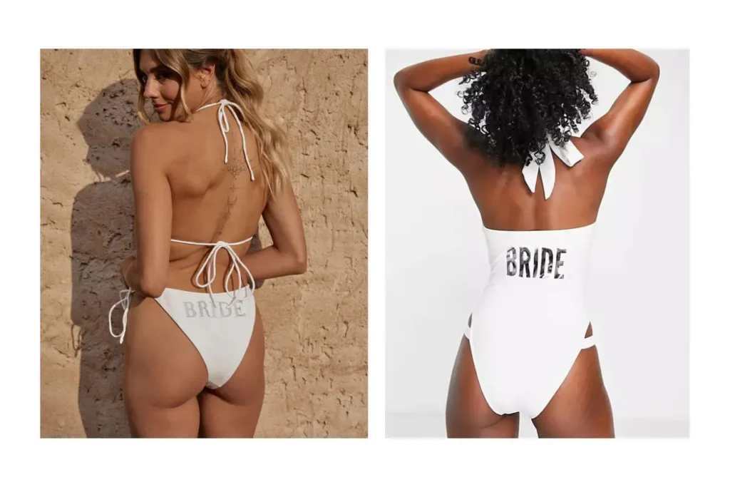 Halter Top Bikini bridal swimwear